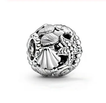 2020 New 925 Sterling Silver Beads Shiny Shell Starfish Openwork Round Charms Fit Original Pan Bracelet Women DIY Jewelry
2020 New 925 Sterling Silver Beads Shiny Shell Starfish Openwork Round Charms Fit Original Pan Bracelet Women DIY Jewelry