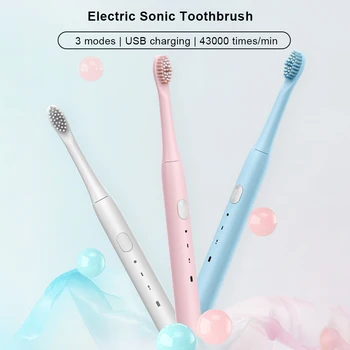 Sonic Toothbrush Electric Toothbrush USB Rechargeable Tooth Brushes Portable Automatic Teeth Clean Adult Brush IPX7 Waterproof
Sonic Toothbrush Electric Toothbrush USB Rechargeable Tooth Brushes Portable Automatic Teeth Clean Adult Brush IPX7 Waterproof