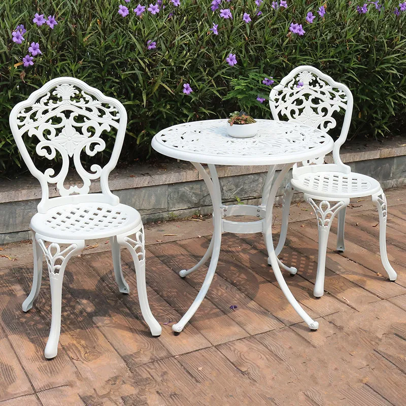 Garden furniture Blacony 3 pcs set Aluminum coffee set 2 chairs and table Poolside,Backyard, porch,Lawn antirust white
Garden furniture Blacony 3 pcs set Aluminum coffee set 2 chairs and table Poolside,Backyard, porch,Lawn antirust white