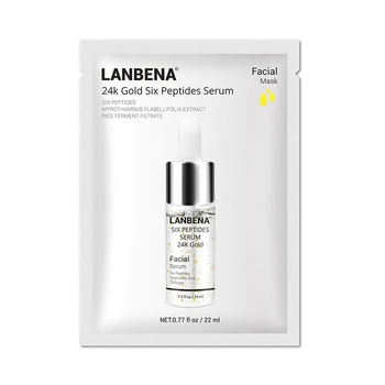 10Pcs LANBENA Face Masks 24K Gold Argireline Sheet Mask Anti-Aging Water-Locking
10Pcs LANBENA Face Masks 24K Gold Argireline Sheet Mask Anti-Aging Water-Locking
