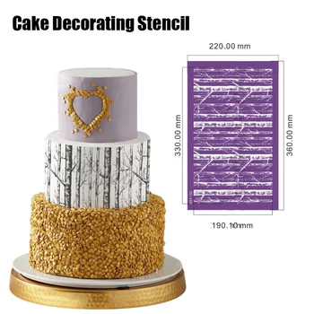Winter Woods Fondant Molds Lace Mesh Stencils for Wedding Cake Border Stencils Cake Decorating Tools Food Grade Baking Tools
Winter Woods Fondant Molds Lace Mesh Stencils for Wedding Cake Border Stencils Cake Decorating Tools Food Grade Baking Tools