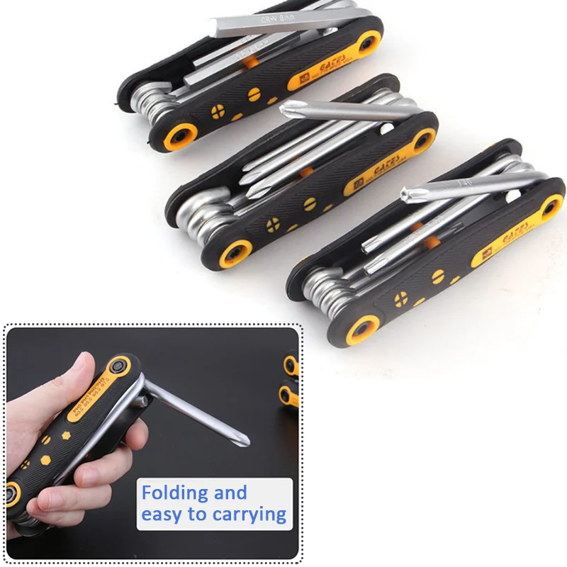8 in 1 Portable Folding Screwdriver Set Mini Precision Screwdriver Bits Kit Hand Tool Kits Torx Star Key Bit Screwdriver Wrench
8 in 1 Portable Folding Screwdriver Set Mini Precision Screwdriver Bits Kit Hand Tool Kits Torx Star Key Bit Screwdriver Wrench