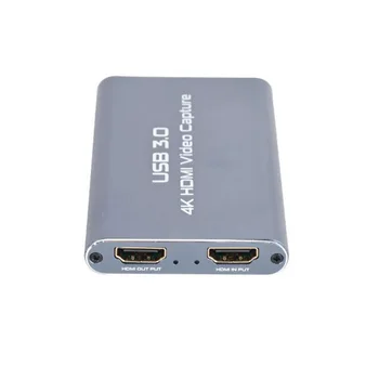 1080P USB 3.0 60FPS HDMI Video Capture Card Video Grabber Record Box Streaming Adapter with 3.5mm Mic For PS4/Xbox LiveBroadcast
1080P USB 3.0 60FPS HDMI Video Capture Card Video Grabber Record Box Streaming Adapter with 3.5mm Mic For PS4/Xbox LiveBroadcast