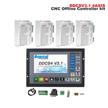 CNC Router 3/4axis Kit 1pcs Offline Controller 500KHz G-Code DDCSV3.1 + Stepper Motors Drives 2NS556A For 3NM NEMA23/34 motor
CNC Router 3/4axis Kit 1pcs Offline Controller 500KHz G-Code DDCSV3.1 + Stepper Motors Drives 2NS556A For 3NM NEMA23/34 motor