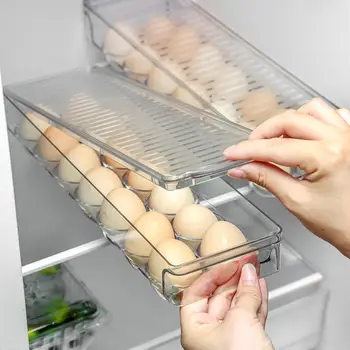 Holds 12/14 Pieces Egg Storage Box Refrigerator Transparent Wear-resistant And Anti-drop Container With Drawing Handle 
Holds 12/14 Pieces Egg Storage Box Refrigerator Transparent Wear-resistant And Anti-drop Container With Drawing Handle