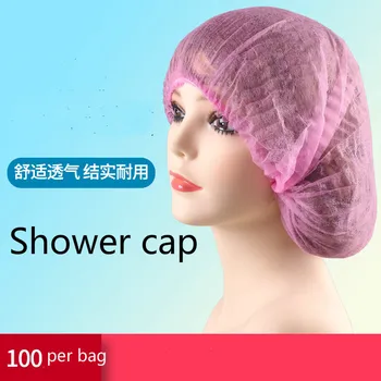 100PCS Shower Cap Double Ribbon Nonwoven Disposable Shower Cap Pleated Anti Dust Hat Bath for Spa Hair Salon Beauty Accessories
100PCS Shower Cap Double Ribbon Nonwoven Disposable Shower Cap Pleated Anti Dust Hat Bath for Spa Hair Salon Beauty Accessories
