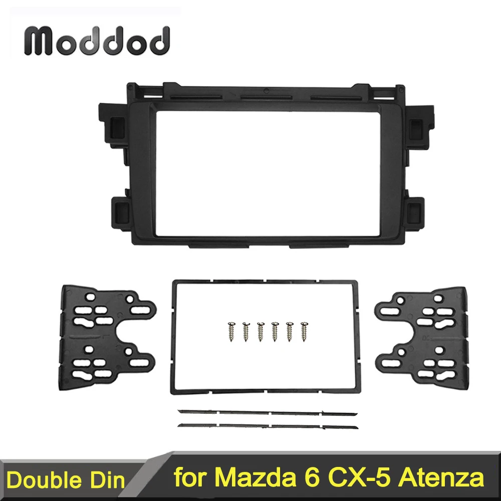 Double Din CD DVD Stereo Panel for MAZDA 6 Atenza CX-5 2012+ Fascia Radio Refitting In Dash Mount Install Kit Face Plate
Double Din CD DVD Stereo Panel for MAZDA 6 Atenza CX-5 2012+ Fascia Radio Refitting In Dash Mount Install Kit Face Plate