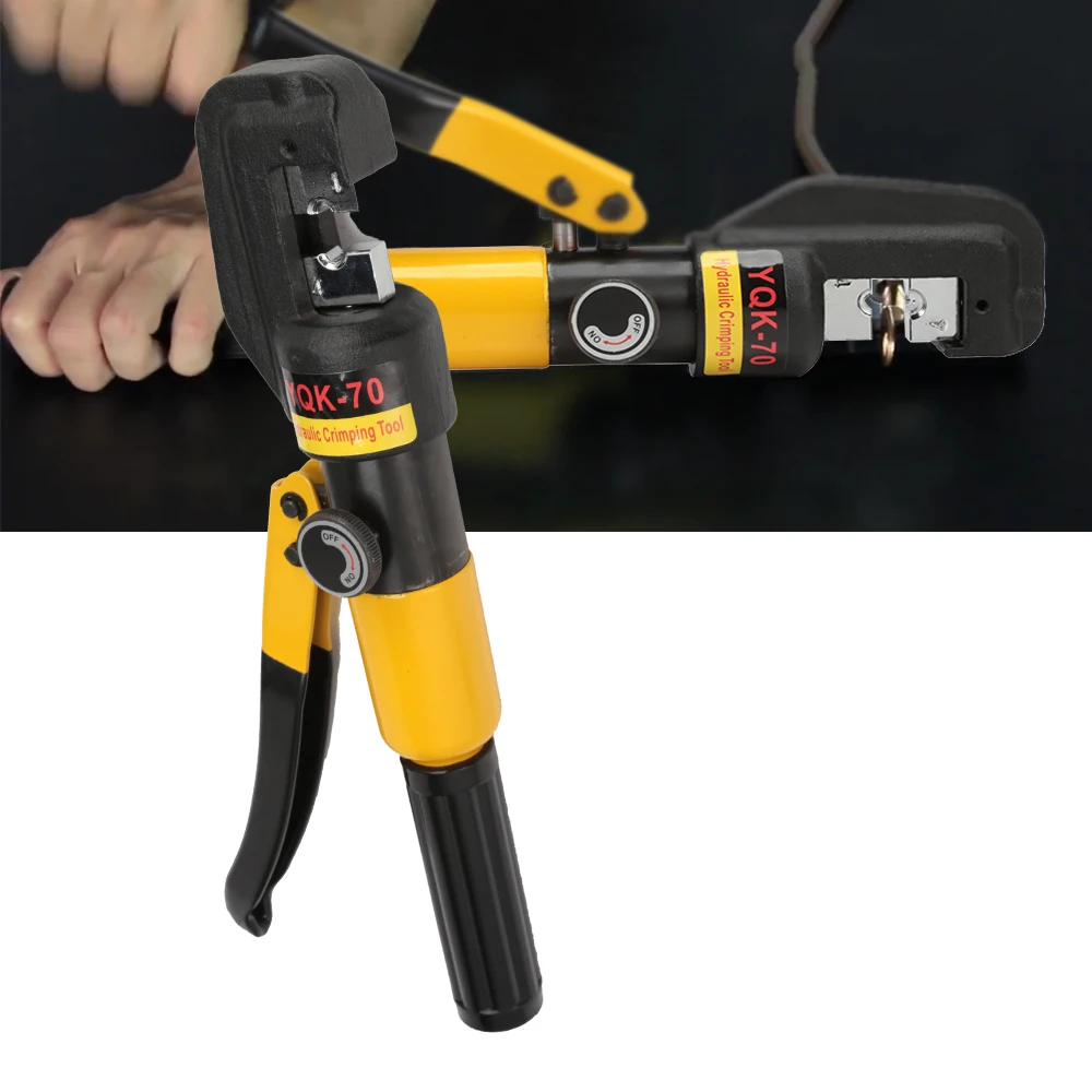 Hydraulic Pressure Clamping Pliers Kit with Dies Steel Cutter Power Tool Power Tool Sets with Anti-Skidding / Insulated Handle
Hydraulic Pressure Clamping Pliers Kit with Dies Steel Cutter Power Tool Power Tool Sets with Anti-Skidding / Insulated Handle