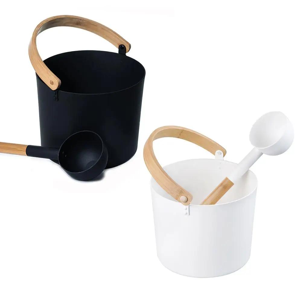 7L Luxurious Aluminum Finnish Sauna Bucket With Long Handle One Spoon Ladle Matching Set Sauna Barrel
7L Luxurious Aluminum Finnish Sauna Bucket With Long Handle One Spoon Ladle Matching Set Sauna Barrel