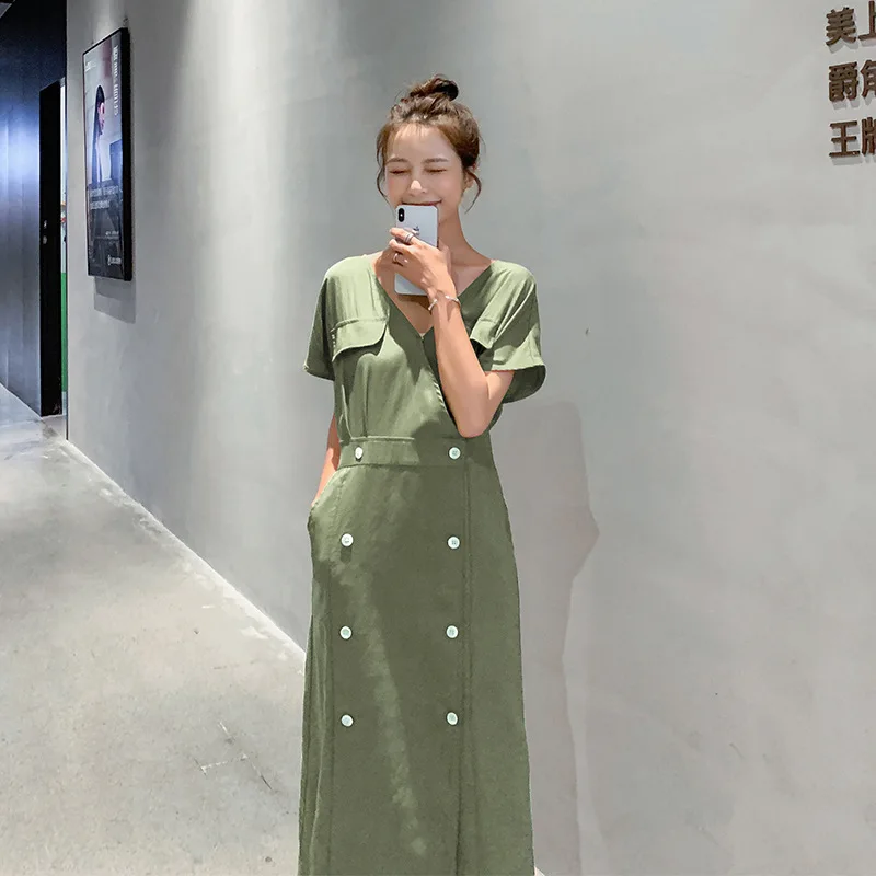 Photo Shoot Pessimistic-Style Dress Women's 2019 New Style Summer Waist Hugging Elegant Network hong zhi Smoked Skirt French Pla
Photo Shoot Pessimistic-Style Dress Women's 2019 New Style Summer Waist Hugging Elegant Network hong zhi Smoked Skirt French Pla
