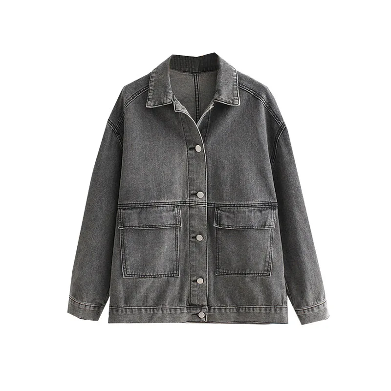 BF Style Washing Vintage Jeans Coat Women's Autumn Korean-style Loose-Fit Slimming Cardigan Long Sleeve Jacket Students
BF Style Washing Vintage Jeans Coat Women's Autumn Korean-style Loose-Fit Slimming Cardigan Long Sleeve Jacket Students