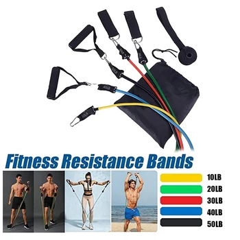 Trainers Force Core Training Tool 11pcs/set Multifunction TPE Pull Rope Exercise Resistance Band Fitness Equipment
Trainers Force Core Training Tool 11pcs/set Multifunction TPE Pull Rope Exercise Resistance Band Fitness Equipment