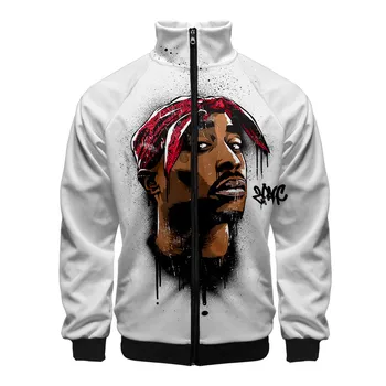 Hip Hop 2pac 3d Stand Collar Zipper Hoodie Sweatshirt Men Spring Autumn Rapper Printed Tupac Hoodies Long Sleeve Jacket Tops
Hip Hop 2pac 3d Stand Collar Zipper Hoodie Sweatshirt Men Spring Autumn Rapper Printed Tupac Hoodies Long Sleeve Jacket Tops