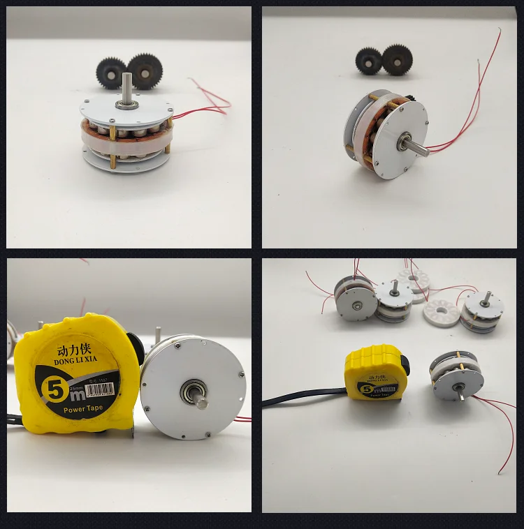 Description Picture 5 of itemMiniature Disc generator iron core generator Low Speed High Efficiency Unobstructed Compact Wind Power Hydraulic Hand Crank