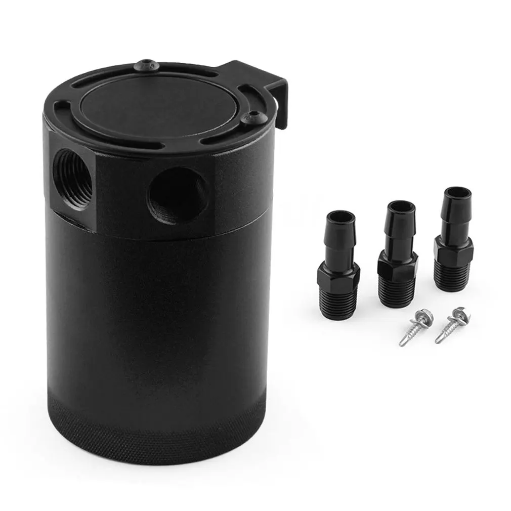 High Performance Black Aluminum Alloy Universal RACING BAFFLED 3-PORT Oil Catch Can Tank for Universal Vehicles
High Performance Black Aluminum Alloy Universal RACING BAFFLED 3-PORT Oil Catch Can Tank for Universal Vehicles