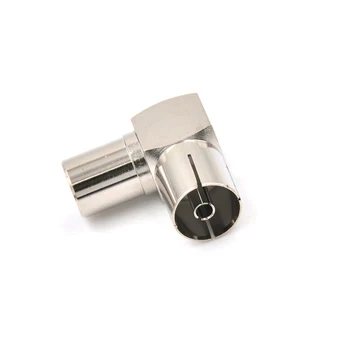 New 1pcs TV male plug to F female jack 90 degrees head right angled bending type cable TV antenna connector
New 1pcs TV male plug to F female jack 90 degrees head right angled bending type cable TV antenna connector