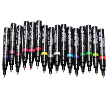 Nail Art Pen 16 Colors Set Nail Pens Art for 3D Nail Art DIY Decoration Nail Polish Pen Set 3D Design Nail Beauty Tools Paint Pe
Nail Art Pen 16 Colors Set Nail Pens Art for 3D Nail Art DIY Decoration Nail Polish Pen Set 3D Design Nail Beauty Tools Paint Pe