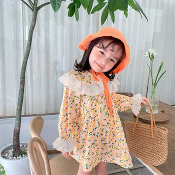 3225 Girls' Dress 2020 Spring New Girls' Retro Floral Dress Ruffle Lace Printed Girls Dress Princess Dresses 
3225 Girls' Dress 2020 Spring New Girls' Retro Floral Dress Ruffle Lace Printed Girls Dress Princess Dresses