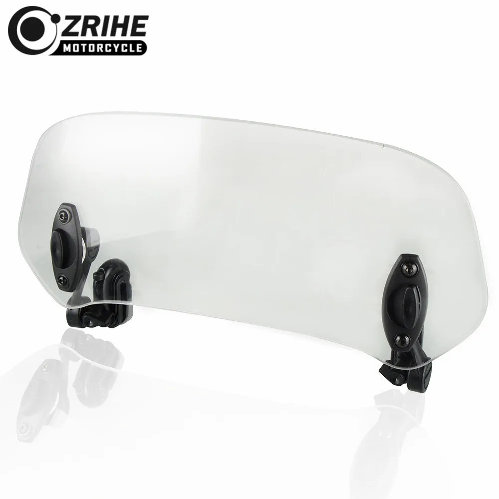 Motorcycle Risen Clip-on Wind Screen Windshield Spoiler Air Deflector Airflow Adjustable Windscreen for SYM CT250 CK250T-11
Motorcycle Risen Clip-on Wind Screen Windshield Spoiler Air Deflector Airflow Adjustable Windscreen for SYM CT250 CK250T-11