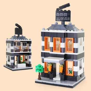 Blocks Street Mini Shop Model Building Bricks Flower Cake Store Model for Kids Toys Fun Children Gifts Brinquedos
Blocks Street Mini Shop Model Building Bricks Flower Cake Store Model for Kids Toys Fun Children Gifts Brinquedos
