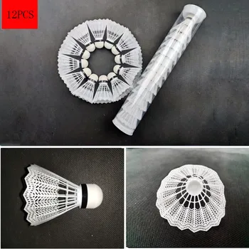 New 12Pcs White Feather Badminton Ball Shuttlecocks Sport Training Game Badminton Ball
New 12Pcs White Feather Badminton Ball Shuttlecocks Sport Training Game Badminton Ball