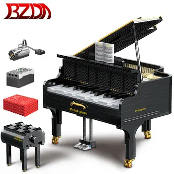BZDA Creative Piano Toy Building Block Model Suitable For Music Dreamer APP Remote Bluetooth Grand Piano Child Control Toy Gift
BZDA Creative Piano Toy Building Block Model Suitable For Music Dreamer APP Remote Bluetooth Grand Piano Child Control Toy Gift