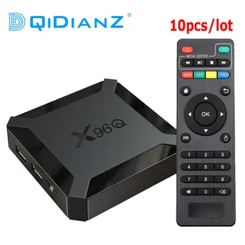 10pcs/lot 2020 New X96Q Android 10.0 TV Box Allwinner H313 Quad Core Support 4K 3D Voice Control Set Top Box 2GB Media Player
10pcs/lot 2020 New X96Q Android 10.0 TV Box Allwinner H313 Quad Core Support 4K 3D Voice Control Set Top Box 2GB Media Player