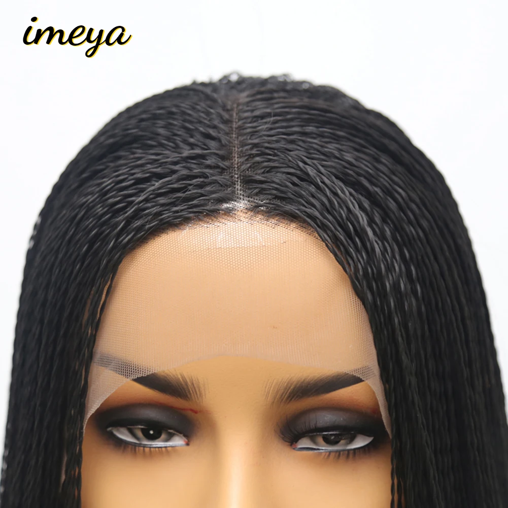 Imeya Long Braided Black Heat Resistant Fiber Synthetic Hair Wigs 2x Twist Braids Middle Part Made Hand For Women
Imeya Long Braided Black Heat Resistant Fiber Synthetic Hair Wigs 2x Twist Braids Middle Part Made Hand For Women