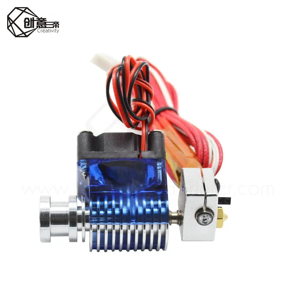 3D-принтер V6 Уэйд j-головка Hotend 12 В/24 В для экструдера 1 75/3 0 мм с соплом и