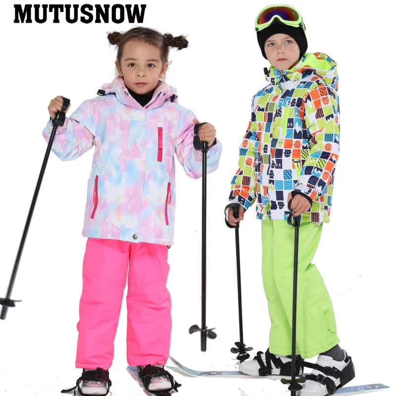 Фото Детский лыжный костюм детский брендовый ветрозащитный - купить