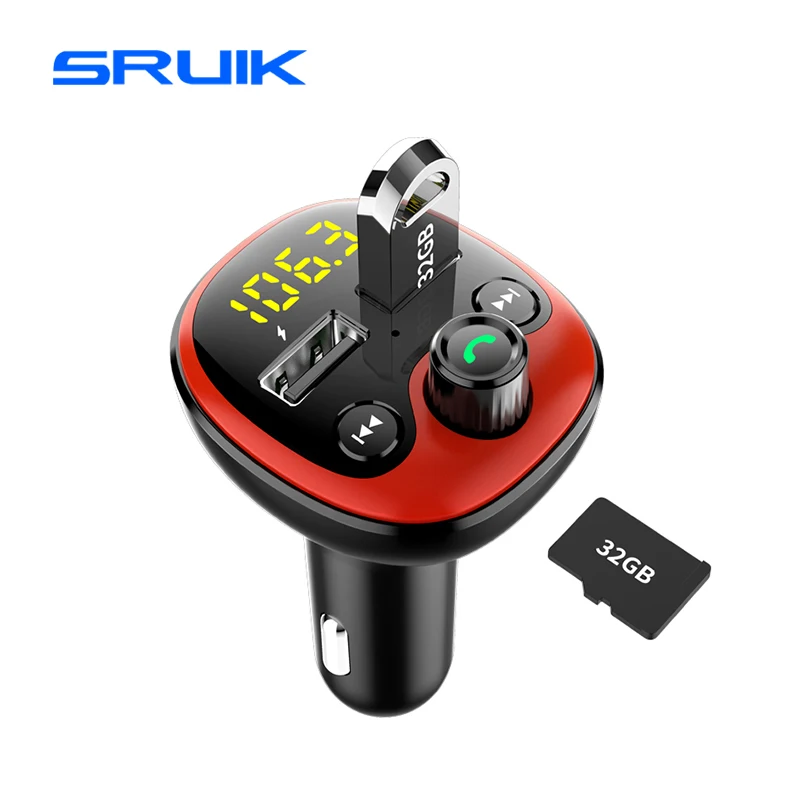 FM Transmitter Bluetooth car 3.1A Dual USB Charge Bluetooth Radio Transmitter Hands-Free TF Card Music Player Car Phone Charge
FM Transmitter Bluetooth car 3.1A Dual USB Charge Bluetooth Radio Transmitter Hands-Free TF Card Music Player Car Phone Charge