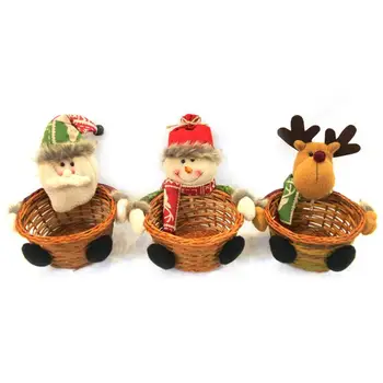 Merry Christmas Candy Wicker Basket Christmas Decorations Elk Snowman Santa Claus Fruit Basket Food Holder Christmas Decor
Merry Christmas Candy Wicker Basket Christmas Decorations Elk Snowman Santa Claus Fruit Basket Food Holder Christmas Decor