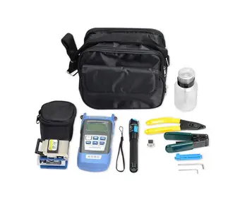 Fiber Cleaver Optical Power Meter Visual Fault Locator Fiber Optic FTTH Tool Kits
Fiber Cleaver Optical Power Meter Visual Fault Locator Fiber Optic FTTH Tool Kits