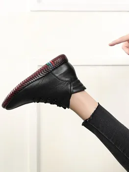 2019 new leather ankle boots spring and autumn flat bottom soft female single boots casual cotton shoes plus velvet
2019 new leather ankle boots spring and autumn flat bottom soft female single boots casual cotton shoes plus velvet