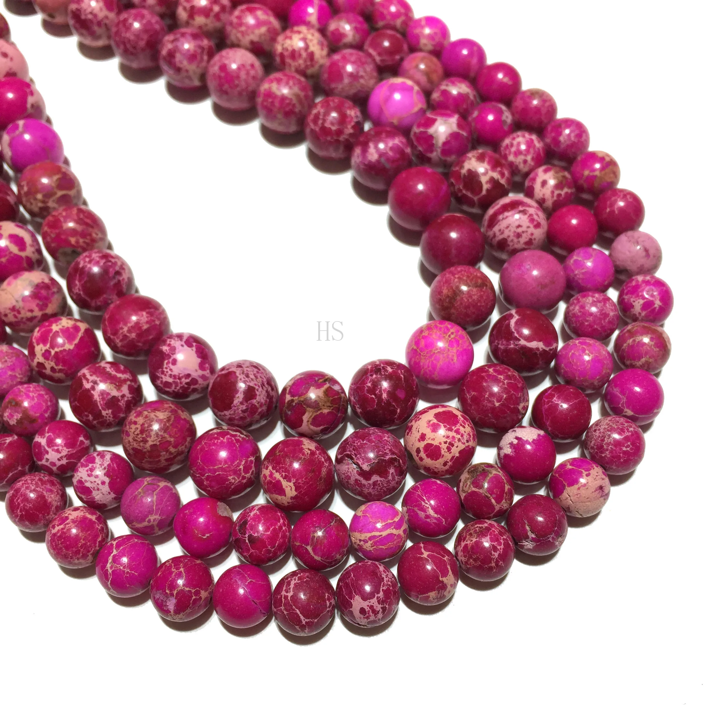 Natural Pink Imperial Jasper Smooth Round Loose Beads Stone 4 6 8 10 12mm Size Jewelry Making Necklace Bracelet Earring Design
Natural Pink Imperial Jasper Smooth Round Loose Beads Stone 4 6 8 10 12mm Size Jewelry Making Necklace Bracelet Earring Design