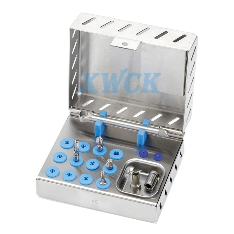 1pcs Stainless steel Denture Dental implant tool box Denture Implant Instruments dentistry implant tools storage box for 3 type
1pcs Stainless steel Denture Dental implant tool box Denture Implant Instruments dentistry implant tools storage box for 3 type