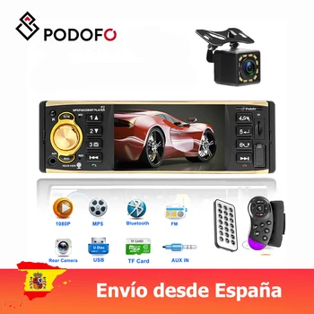 Podofo car radio 4'' HD MP5 Player Support Bluetooth Autoradio FM AUX USB SD Card with steering wheel control Rear View Camera
Podofo car radio 4'' HD MP5 Player Support Bluetooth Autoradio FM AUX USB SD Card with steering wheel control Rear View Camera