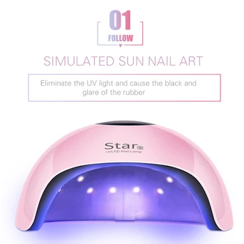 Intelligent LED 36W Phototherapy Machine UV Led Nail Phototherapy Lamp Nail Art Dryer Quick Drying For Nail Art Dryers Tools 
Intelligent LED 36W Phototherapy Machine UV Led Nail Phototherapy Lamp Nail Art Dryer Quick Drying For Nail Art Dryers Tools