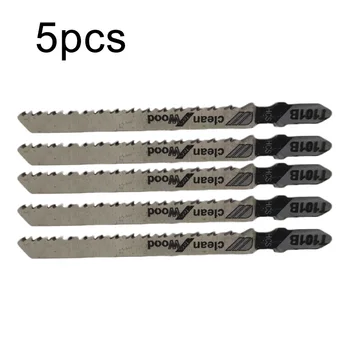 5 Pieces Set 4 Inches 10 TPI HCS T101B Woodworking For Tools Wood Cutting T-Shank Jigsaw Blades Saw Blades
5 Pieces Set 4 Inches 10 TPI HCS T101B Woodworking For Tools Wood Cutting T-Shank Jigsaw Blades Saw Blades