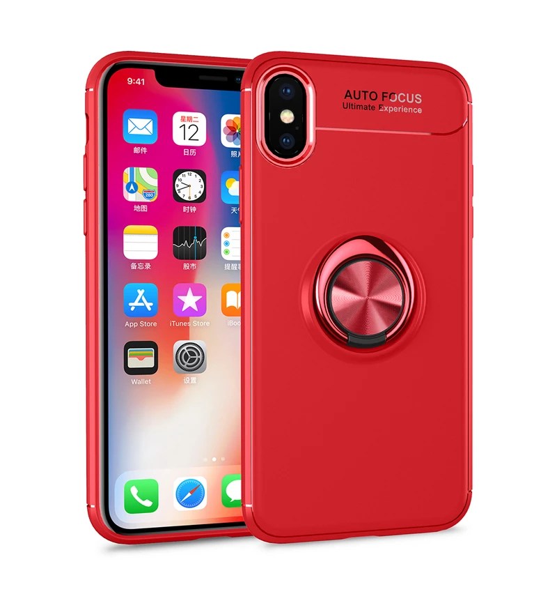 iphone x 金属指环支架壳 (27)