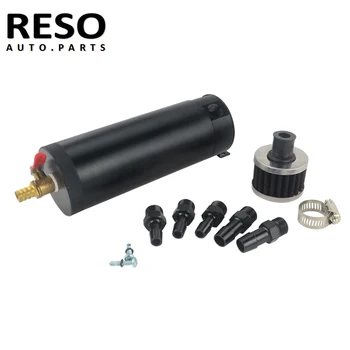RESO - Long Oil Catch Can Breather Tank Filter 200ml With Adjustables Mounting Bracket Universal Billet Aluminum Baffled 2-port
RESO - Long Oil Catch Can Breather Tank Filter 200ml With Adjustables Mounting Bracket Universal Billet Aluminum Baffled 2-port