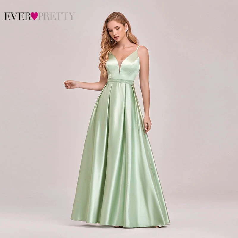 Women Evening Dresses Long Luxury 2020 Ever Pretty A Line V Neck Satin Spaghetti Traps Formal Elegant Party Gown EP00301MG
Women Evening Dresses Long Luxury 2020 Ever Pretty A Line V Neck Satin Spaghetti Traps Formal Elegant Party Gown EP00301MG