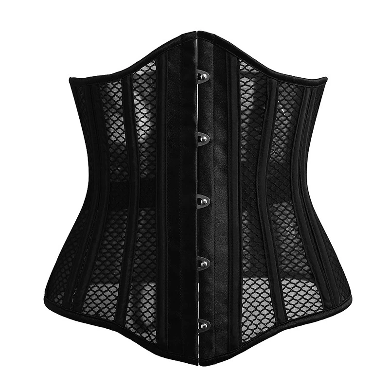 

Sexy Underbust Corset Women Gothic Clothes Lingerie Black Corset Top Waist Trainer Body Shaper Slimming Belt Bustiers Corsets