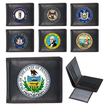 The Great Seal of The State of U.S.A Theme Mens Wallets Card Holder Purse Men Fashion Wallet
The Great Seal of The State of U.S.A Theme Mens Wallets Card Holder Purse Men Fashion Wallet