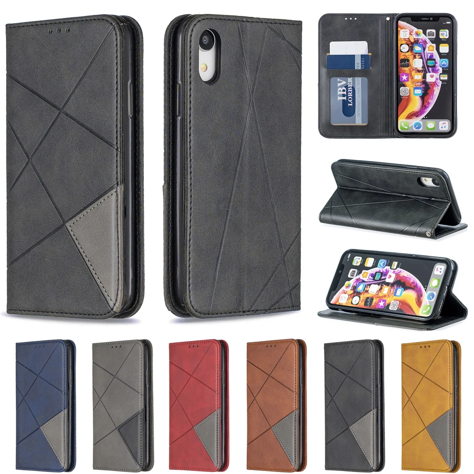 Rhombus PU Leather Wallet Flip Case Mobile Phone Soft Cover Shell Coque Funda for Apple iPhone 6 6S 7 8 Plus X XS 11 Pro Max XR
Rhombus PU Leather Wallet Flip Case Mobile Phone Soft Cover Shell Coque Funda for Apple iPhone 6 6S 7 8 Plus X XS 11 Pro Max XR
