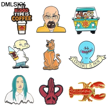 DMLSKY Funny Enamel pin Cartoon Character Fashion Metal pins Icon on The Backpack Pin Badges for Clothing M4272
DMLSKY Funny Enamel pin Cartoon Character Fashion Metal pins Icon on The Backpack Pin Badges for Clothing M4272