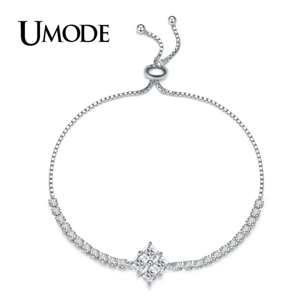 UMODE 2019 New Fashion Multi Square Zircons Adjustable Bracelets for Women White Gold Long Box Chain Jewelry Gift Femme AUB0210
UMODE 2019 New Fashion Multi Square Zircons Adjustable Bracelets for Women White Gold Long Box Chain Jewelry Gift Femme AUB0210