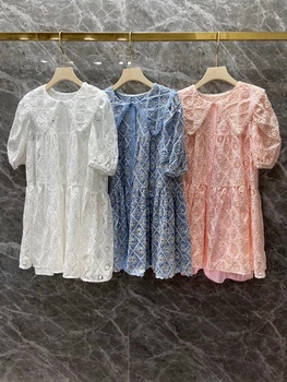 2020 Spring and Summer New Women's Outdoor Ruffles Stitching Cutout Short-Sleeve Dress 530
2020 Spring and Summer New Women's Outdoor Ruffles Stitching Cutout Short-Sleeve Dress 530