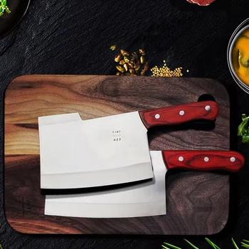 SHUOJI High Hardness Chopping Knife Easy Cut Bone Kitchen Knives Slicing Chef Knives Multifunctional Cooking Cleaver Wood Handle
SHUOJI High Hardness Chopping Knife Easy Cut Bone Kitchen Knives Slicing Chef Knives Multifunctional Cooking Cleaver Wood Handle