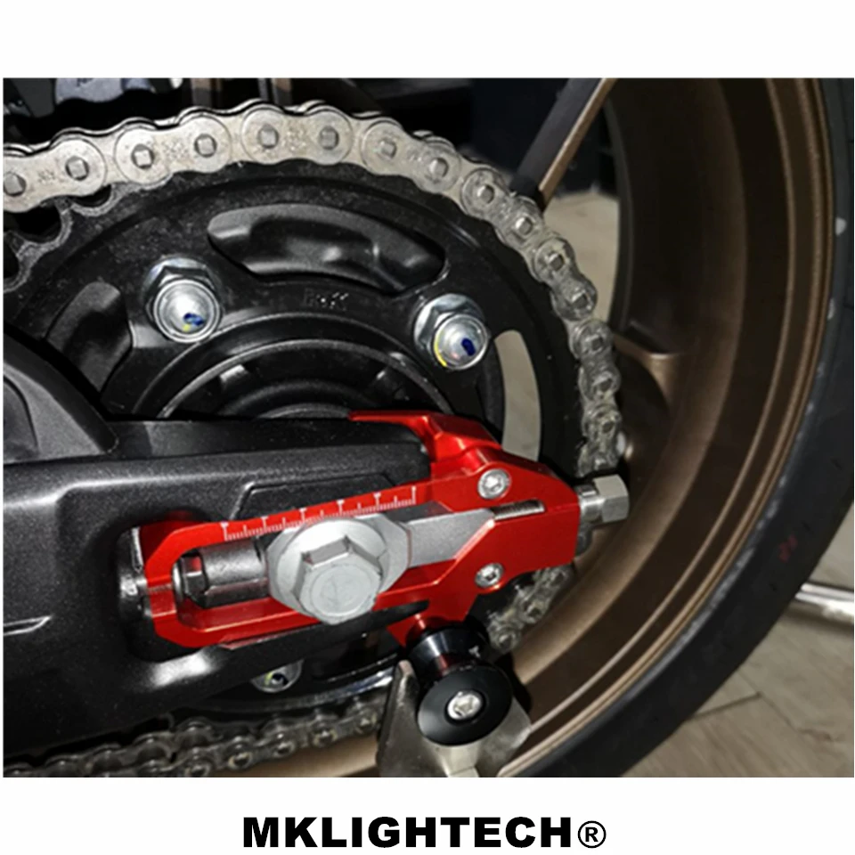 MKLIGHTECH For HONDA CB650F CBR650F CB650R CBR650R Motorcycle Aluminum Left and Right Chain Adjusters Chain Tensioners
MKLIGHTECH For HONDA CB650F CBR650F CB650R CBR650R Motorcycle Aluminum Left and Right Chain Adjusters Chain Tensioners